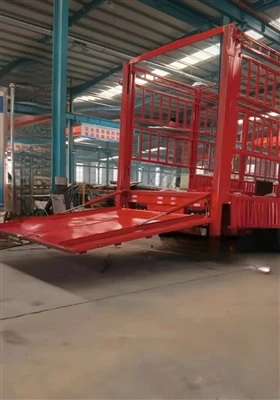 Hydraulische achterklep van hekoplegger