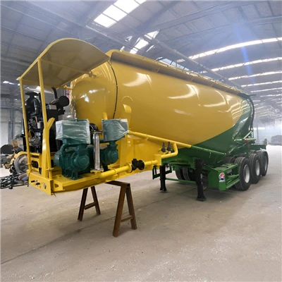 Poedertank-oplegger-voor cement en vliegas